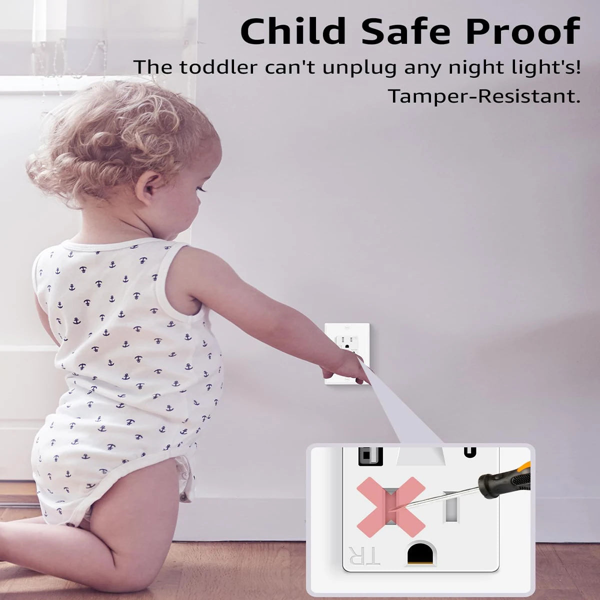 GlowPort Pro: Advanced Outlet with Built-in Lighting, USB-C Fast Chargers - Luxxs