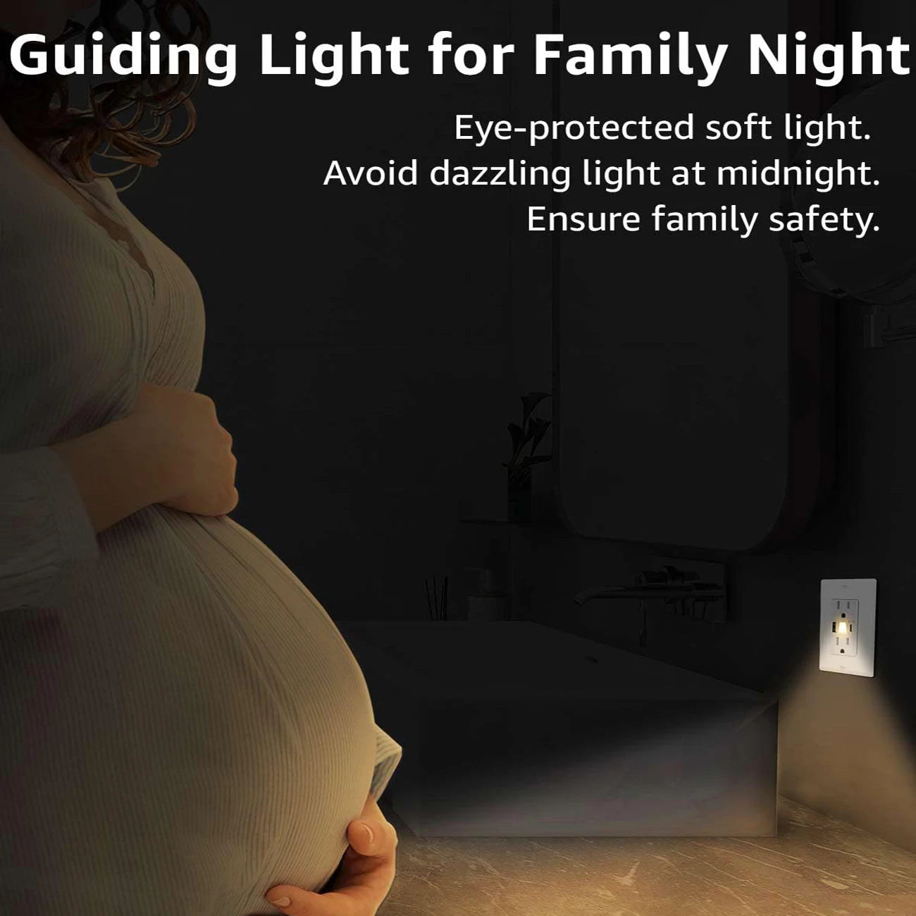 GlowPort Pro: Advanced Outlet with Built-in Lighting, USB-C Fast Chargers - Luxxs