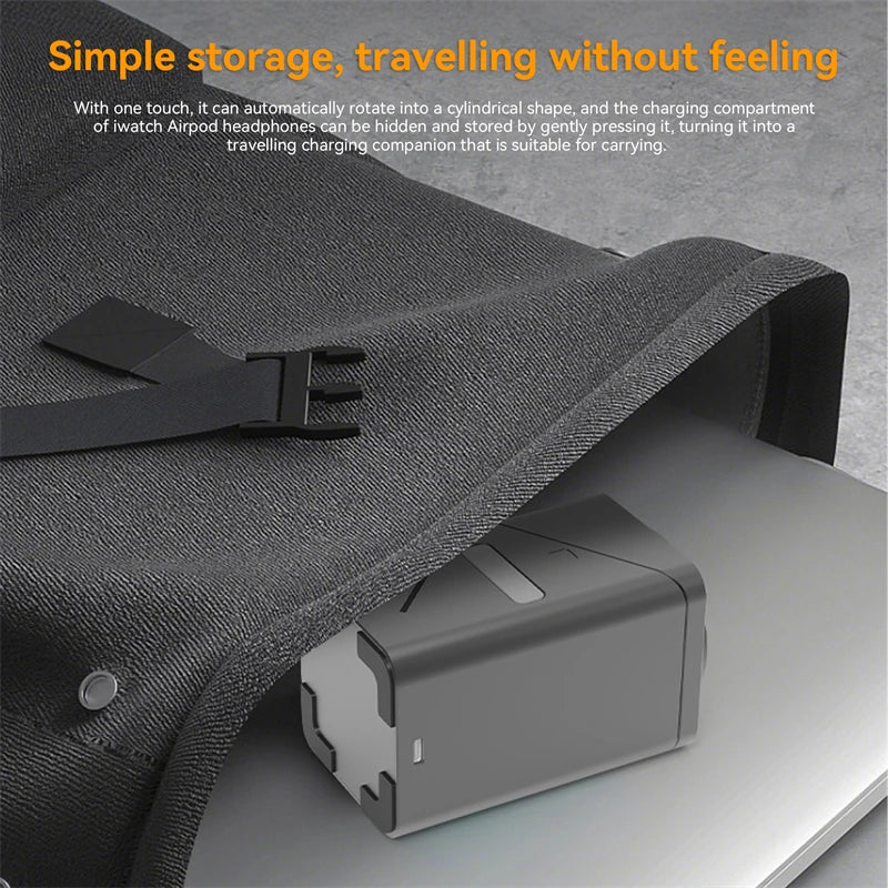 15W 3-in-1 Magnetic Wireless Charging Station - Luxxs