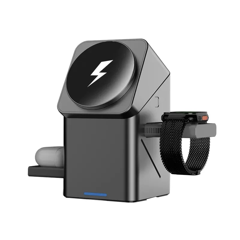 15W 3-in-1 Magnetic Wireless Charging Station - Luxxs