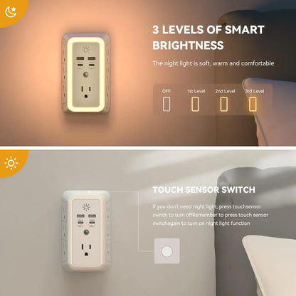 Multi-Plug Outlet Surge Protector