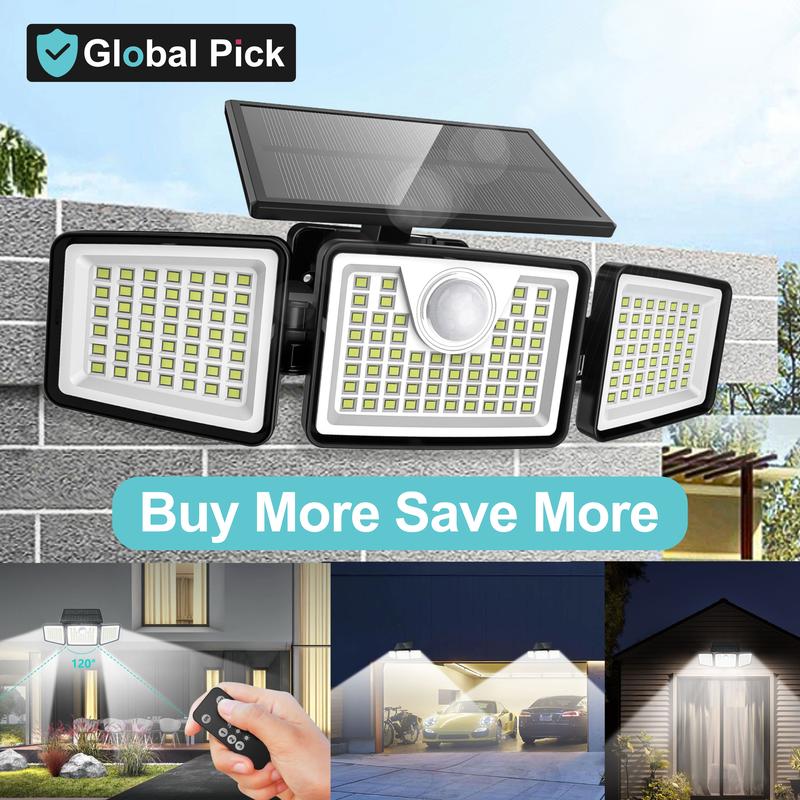 2500LM Solar Outdoor Lights Security Lights - Luxxs