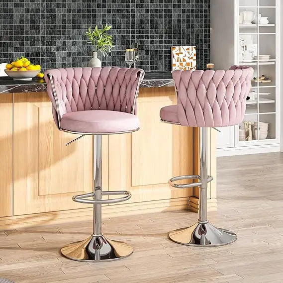 LUXXS Velvet Bar Stools - Luxxs