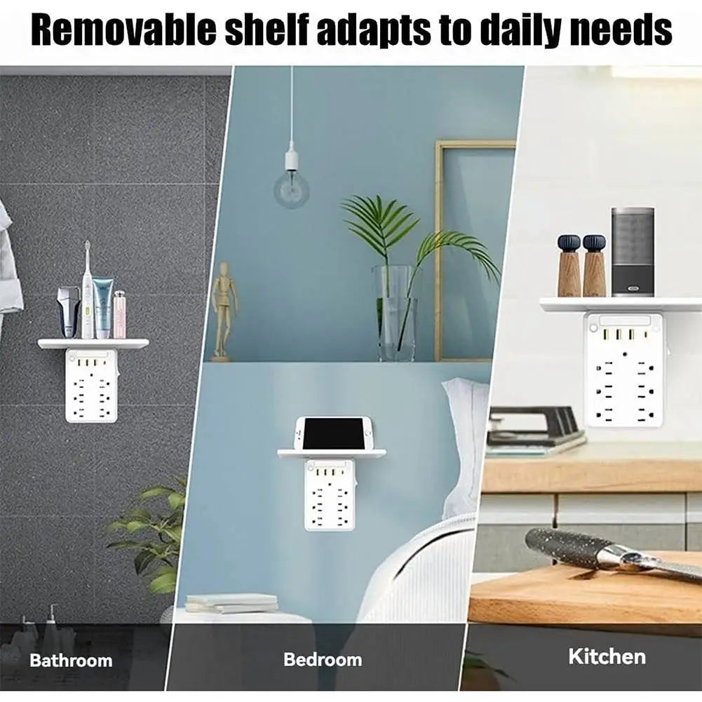 LUXXS PowerShelf 9-in-1 Wall Extender