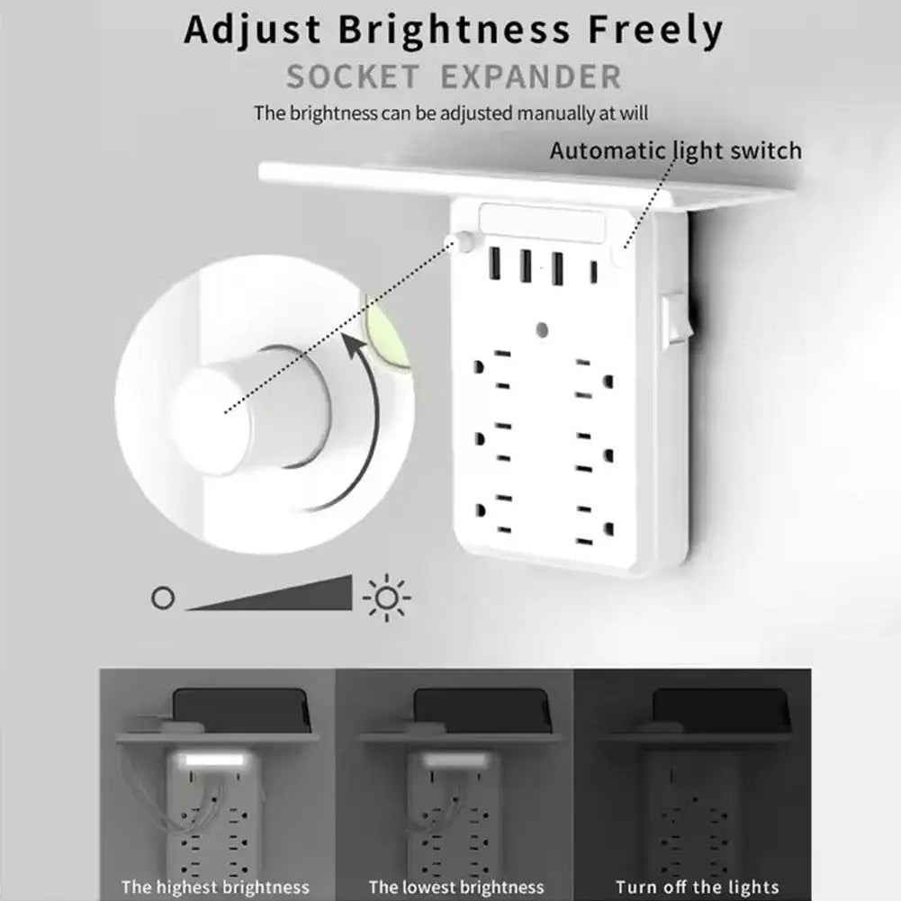LUXXS PowerShelf 9-in-1 Wall Extender