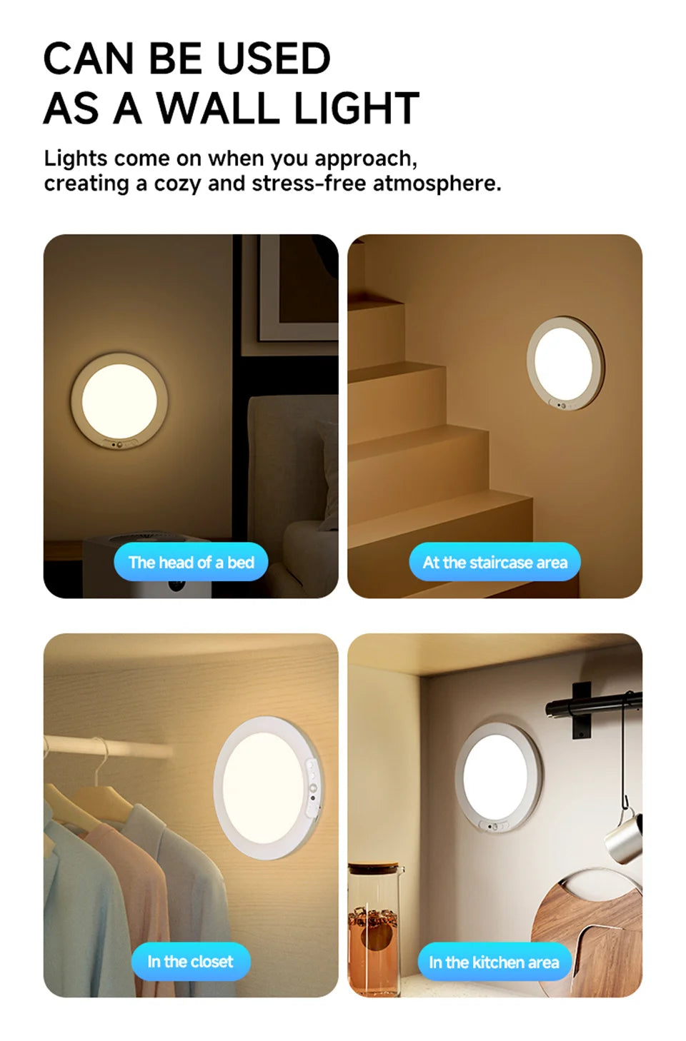 Rechargeable Motion Sensor Ceiling Light - Luxxs