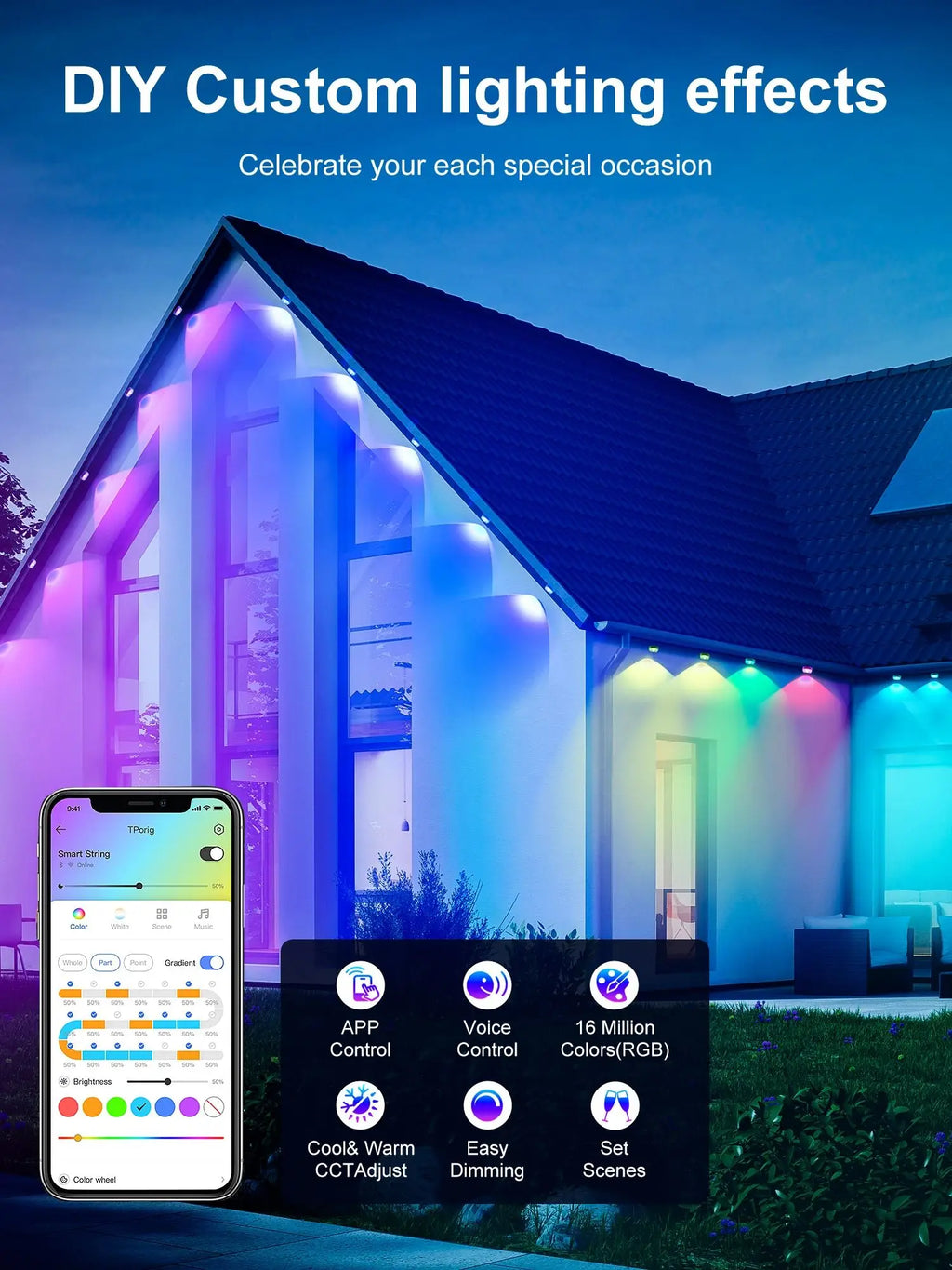 LumaLine™ Permanent Outdoor Lights