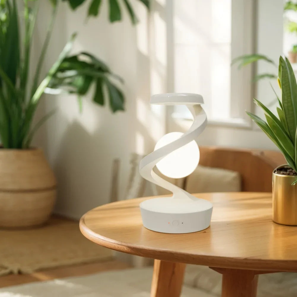 Luxxs™ Moon Floating Bedside Lamp | With wireless Charging. - Luxxs