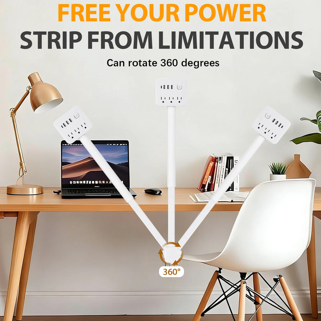 LUXXS | Multiplug Extenstion with USB-C - Luxxs