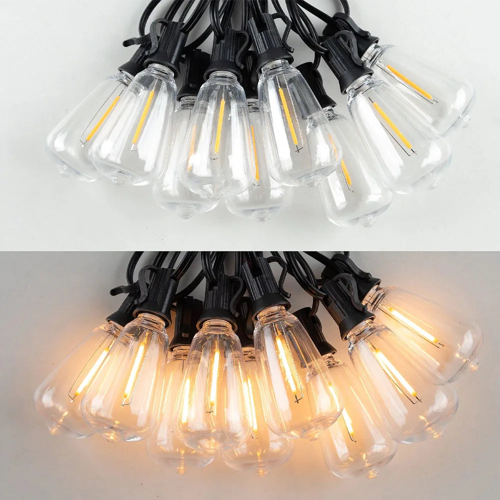 Luxury Patio Outdoor Lights - 100 ft - Luxxs