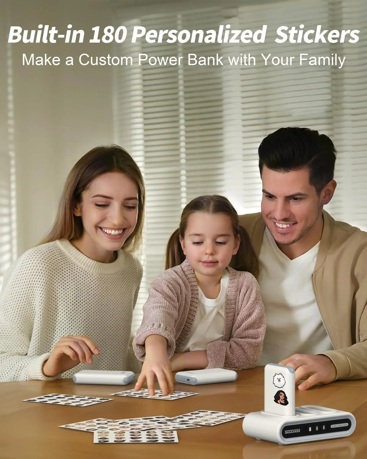 3-Pack 10000mAh Portable Charger with Charging Dock Station - Luxxs