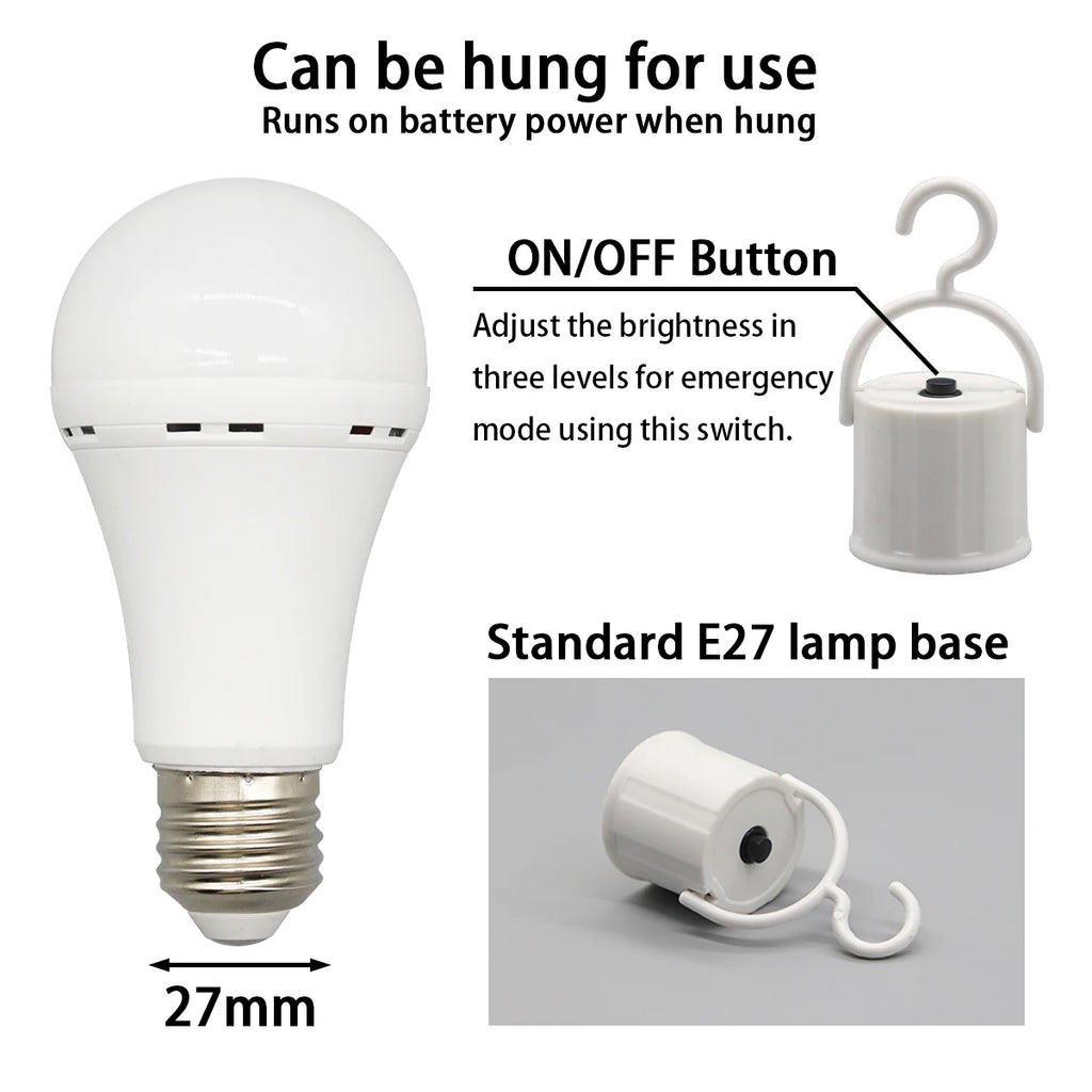 Rechargeable Emergency Bulb Light Bulb