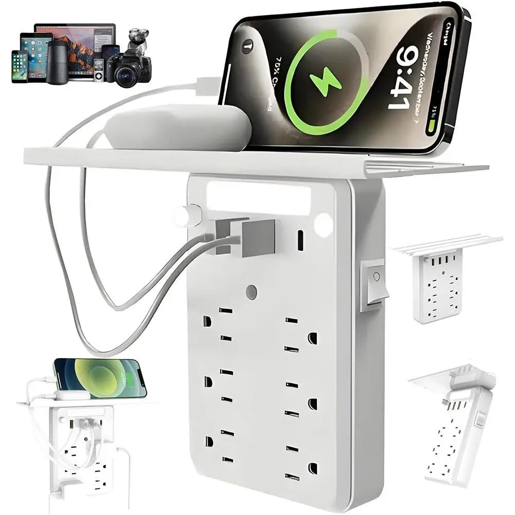 LUXXS PowerShelf 9-in-1 Wall Extender