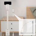 Luxxs Outlet Extender with USB-A USB-C & 2 AC Outlets Extendable 22-34" Rotatable 180° for Couches Desks Nightstands - Luxxs
