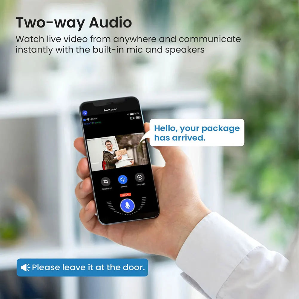 Nexora AI Wireless 1080P Video Doorbell Camera - Luxxs