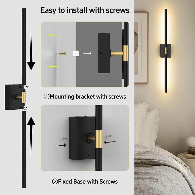 MonoLux Modern Dimmable LED Wall Sconce - Luxxs