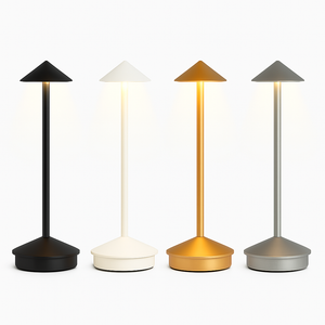 GlowLite™ Touch-Control LED Table Lamp – Rechargeable, Minimalist, and Dimmable